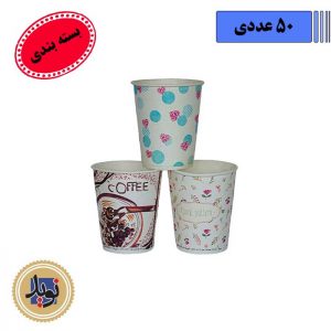 لیوان 220 طرح دار-بسته بندی